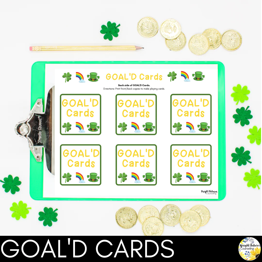 St. Patrick's Day Goal Setting Board Game - School Counseling Game - Image 3