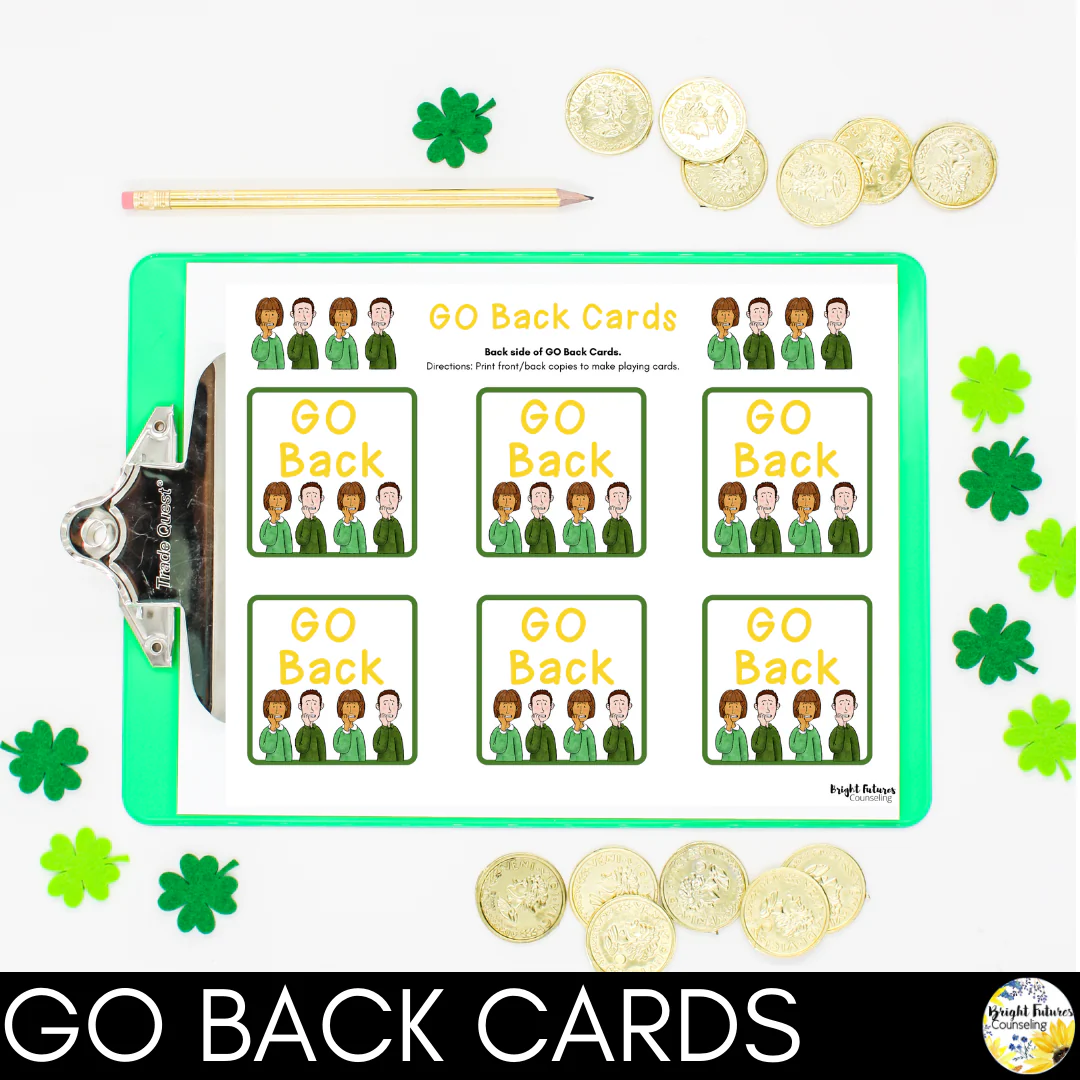 St. Patrick's Day Goal Setting Board Game - School Counseling Game - Image 5