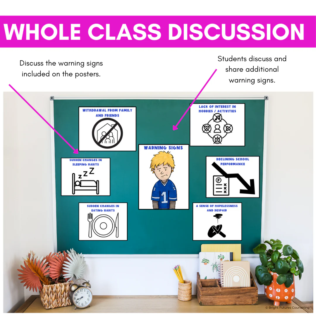 Suicide Prevention Lesson Middle School Counseling - Image 9