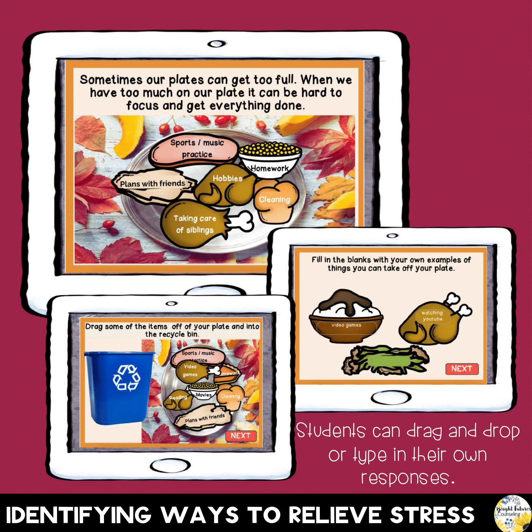 Thanksgiving Responsibility Boom Cards Distance Learning Activity - Image 5