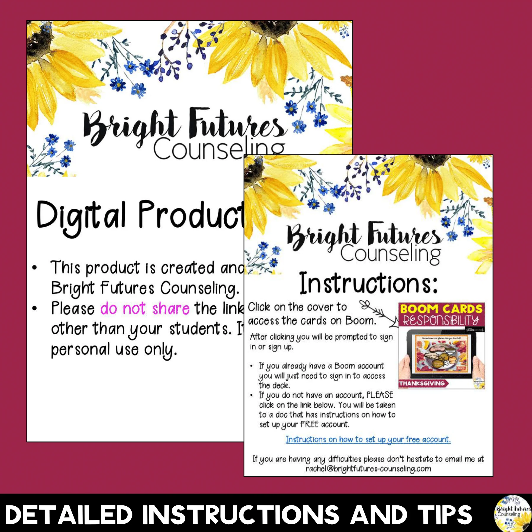 Thanksgiving Responsibility Boom Cards Distance Learning Activity - Image 7