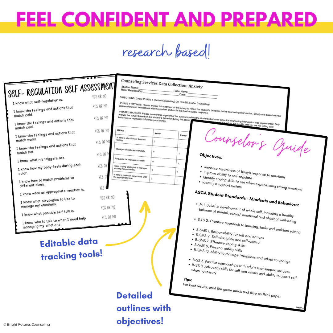 3 Tier Comprehensive Counseling Curriculum with Lessons, Groups, and Individual - Image 9