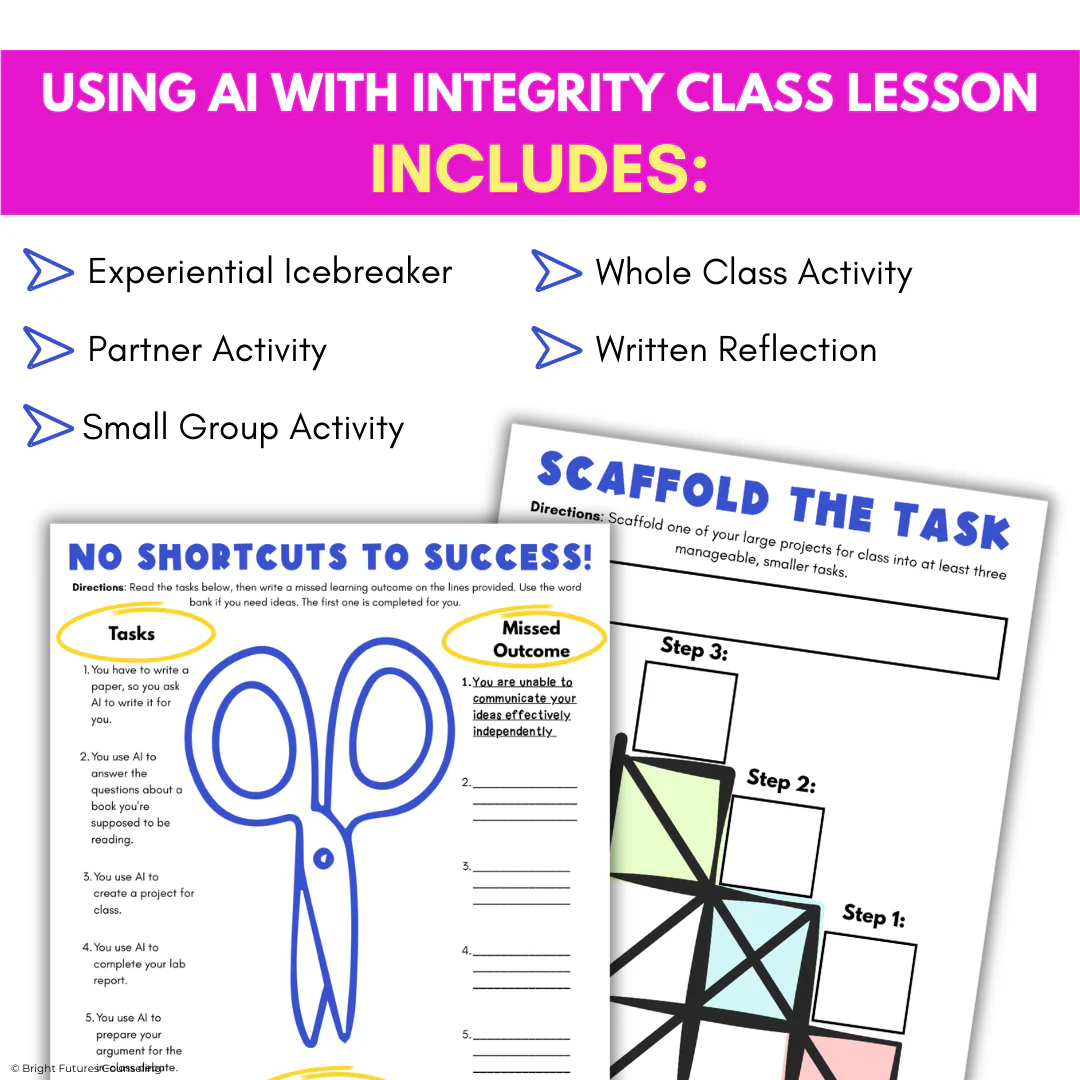 Using AI with Integrity - AI Ethics and Responsible AI Use Middle School Lesson - Image 5