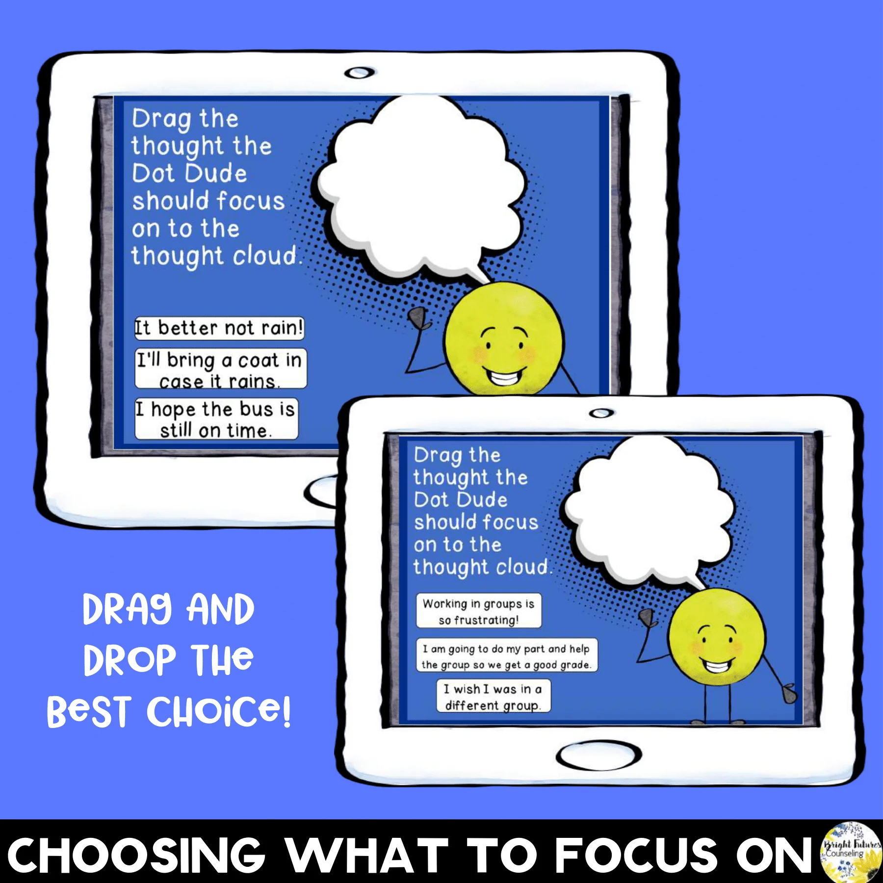 Stress and Anxiety Boom Cards Digital Game: Learn to Reduce Stress & Shift Focus - Image 5