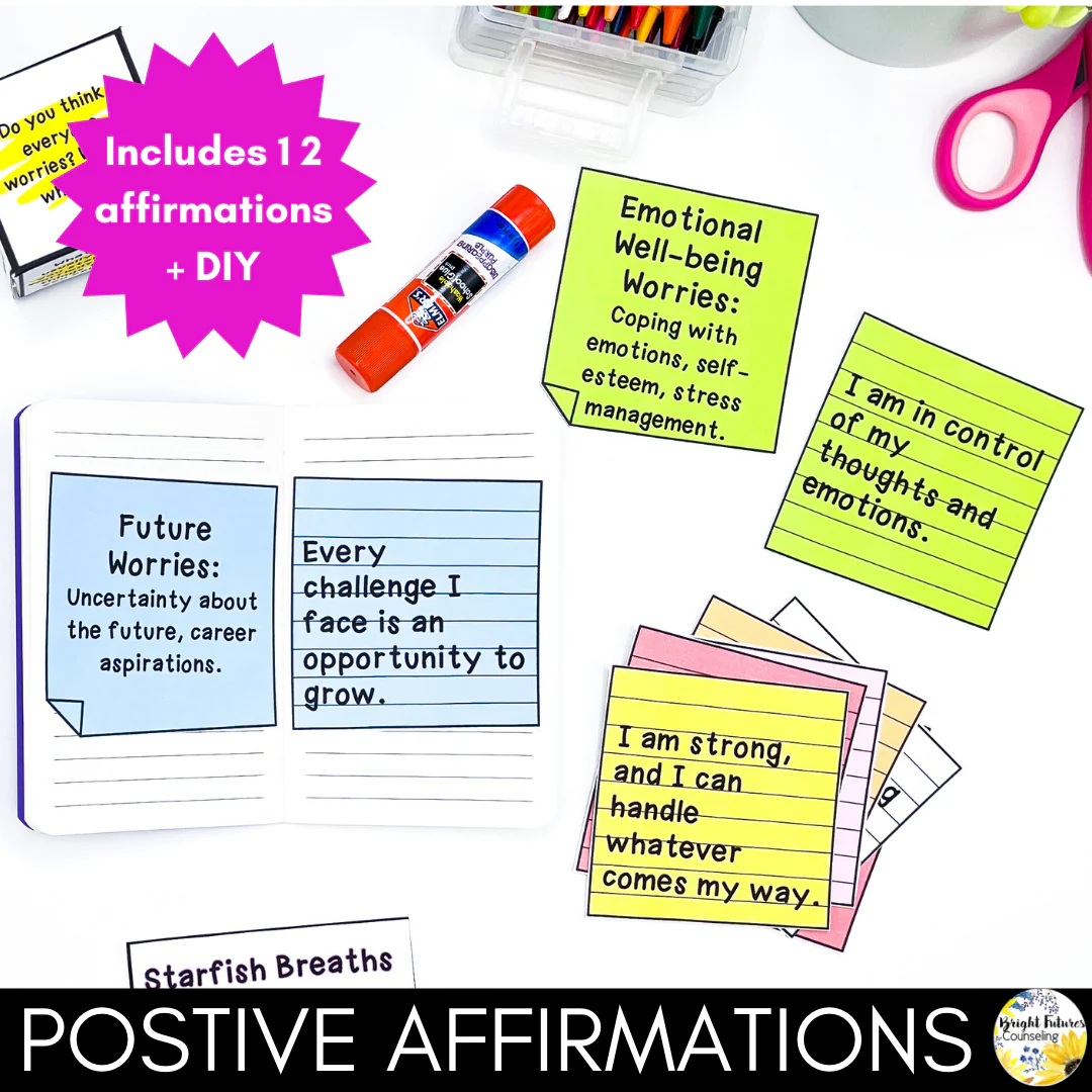 Worry and Anxiety Management - Coping Skills - Elementary Counseling Activities - Image 10