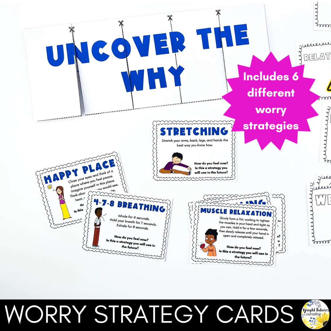 Worry and Anxiety Management - Coping Skills - Elementary Counseling Activities - Image 14