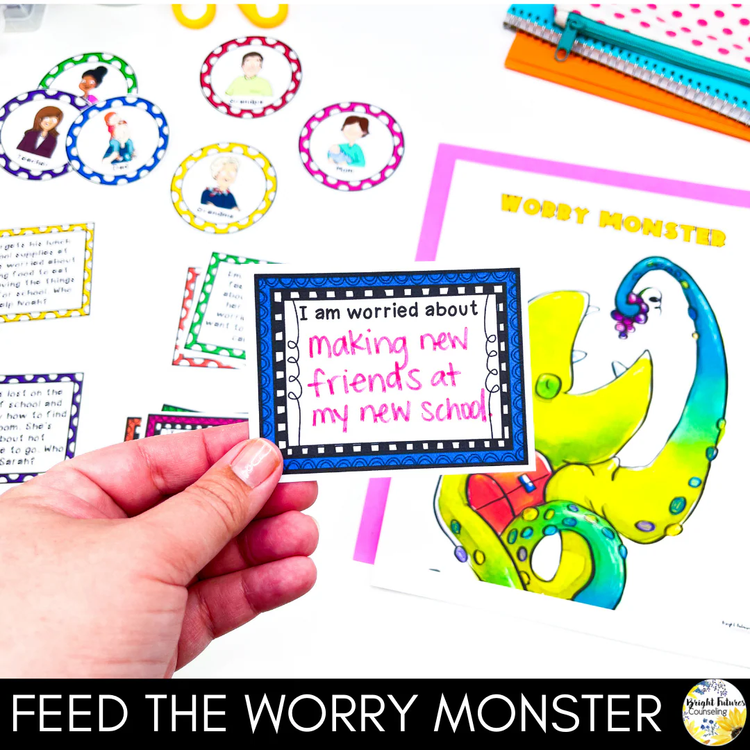 Worry and Anxiety Management - Coping Skills Activities for Primary Grades - Image 11