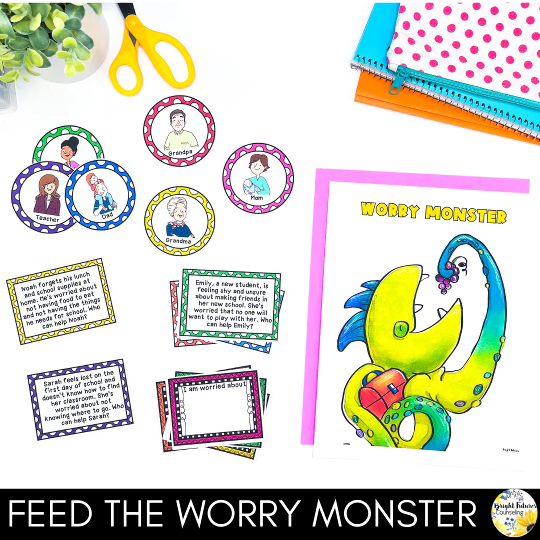Worry and Anxiety Management - Coping Skills Activities for Primary Grades - Image 12