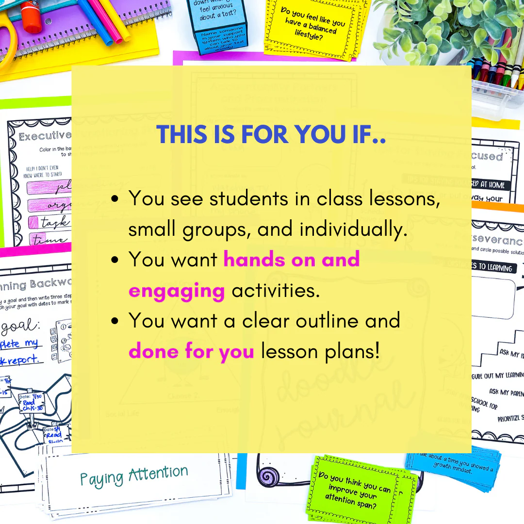 School Counseling Activities for the Year - Elementary Counseling Curriculum Map - Image 3